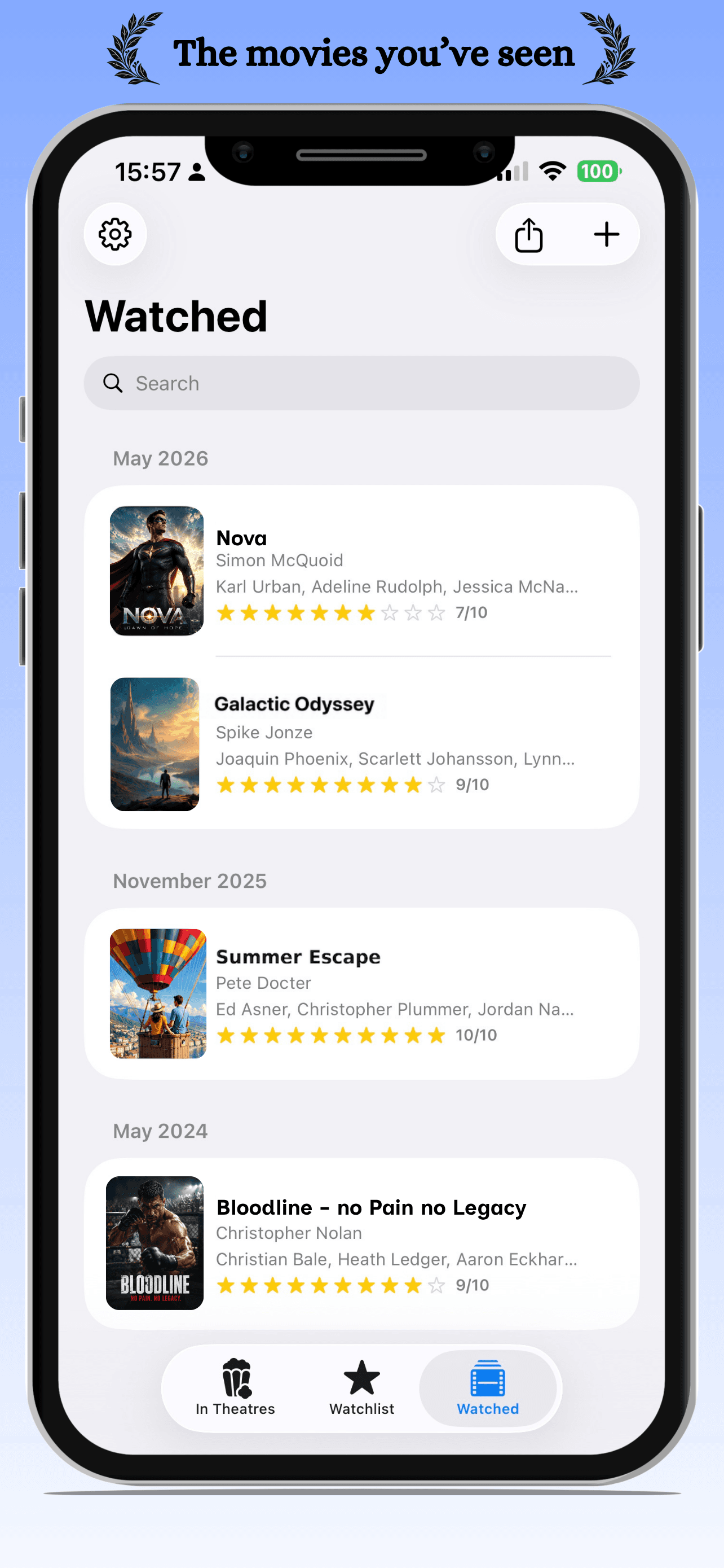 The movies you’ve seen screenshot